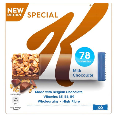 Kelloggs Specal K With Milk Chocolate Cereal Bar 20g