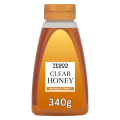 Tesco Squeezy Clear Honey 340g