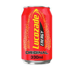 Lucozade Original Energy Drink Can 330ml
