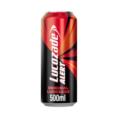 Lucozade Alert Original Lucozade Energy Drink Can 500ml