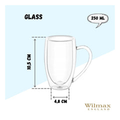 Wilmax Glass 250ml Wl-888739/a