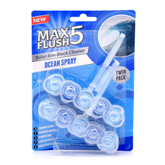 Max Flush Ocean Spray Toilet Rim Block Cleaner 2x45g
