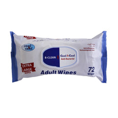 Cool & Cool Anti-bacterial Adult Wipes 72s