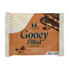 My Protein Gooey Filled Cookie Double Chocolate & Caramel Flavour 75g