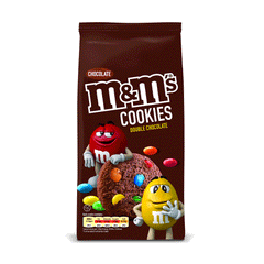 M&Ms Double Choco Cookies 180g