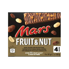 Mars Triple Treat Fruit & Nut Chocolate Bar 128g