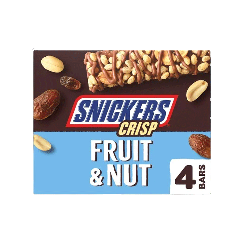 Snickers Crisp Fruit & Nut Chocolate Bar 128g