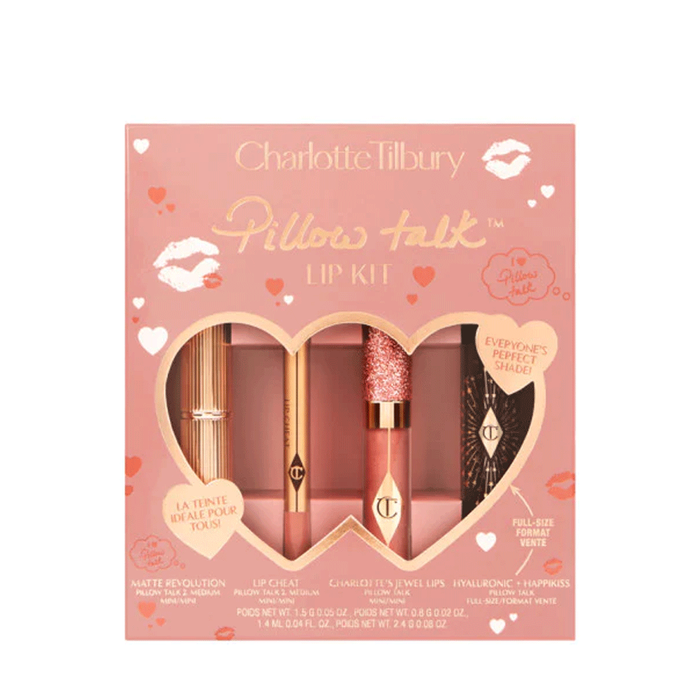 Charlotte Tilbury Pillow Talk Lip Set 4s