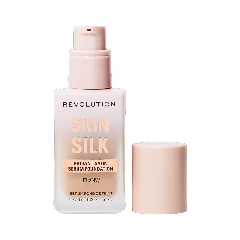 Revolution Skin Silk Radiant Satin Serum Foundation F7.2nw 23ml