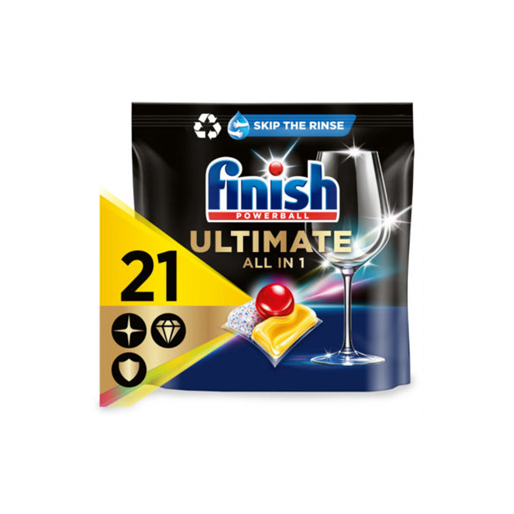 Finish Power Ball Ultimate All In 1 Lemon Sparkle 21 Tablets