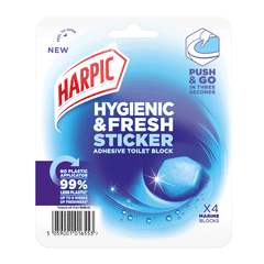 Harpic Hygienic & Fresh Marine Toilet Block 4x12g