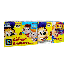 Kelloggs 8 Variety Packs 196g