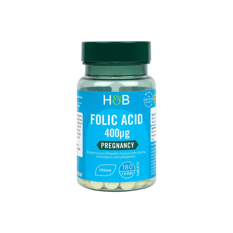 H&B Folic Acid Tab 400mg Pregnancy 180s
