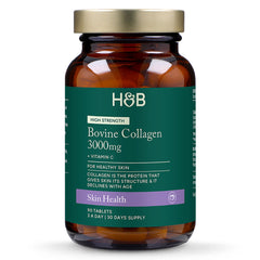 H&B Bovine Collagen 3000mg+Vitamin C Tab 90s