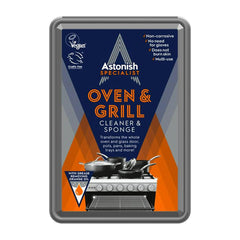 Astonish Oven & Grill Cleaner & Sponge 250g