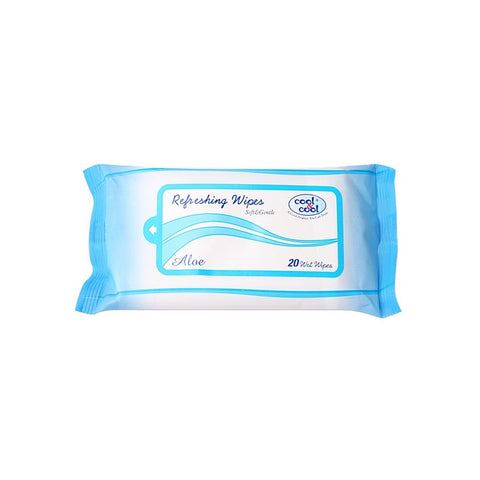 Cool & Cool Refreshing Wipes Soft & Gentle 20s
