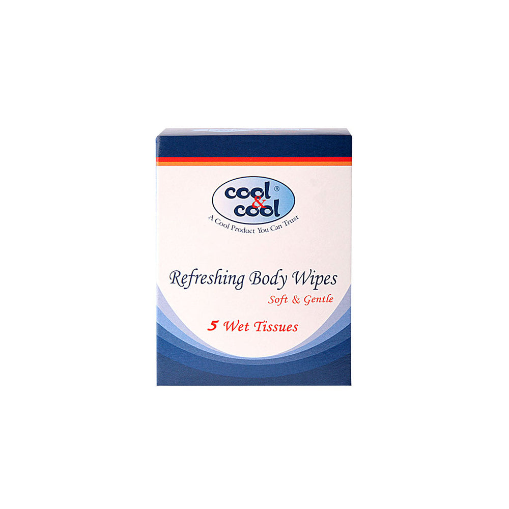 Cool & Cool Refreshing Body Wipes 5s