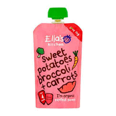 Ellas Kitchen Sweet Potatoes Broccoli + Carrots 120g