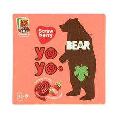 Bear Real Fruit Yoyo Scrumptious Strawberry 20g