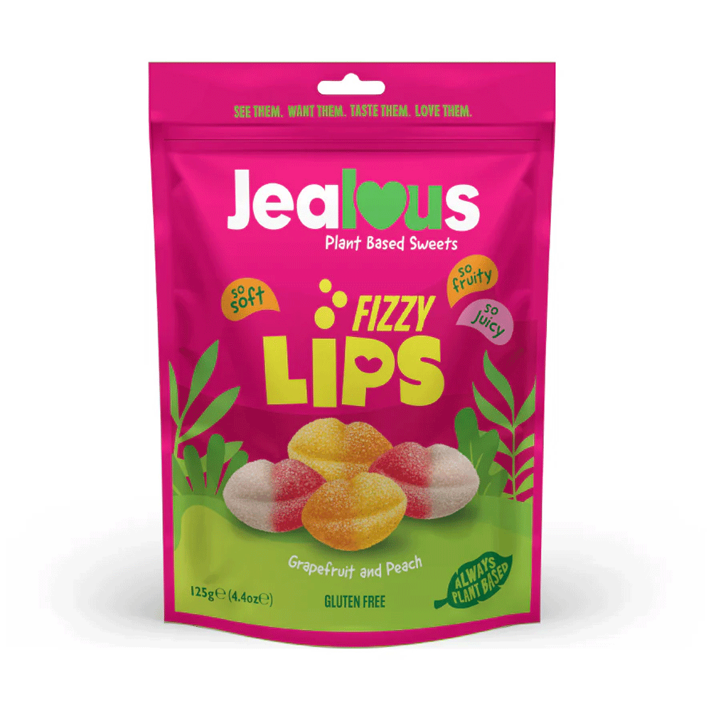 Jealous Sweets Fizzy Lips 125g