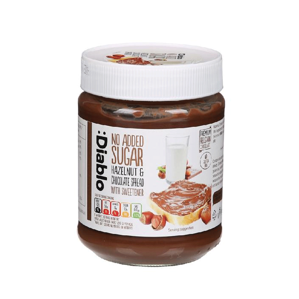 Diablo No Added Sugar Hazelnut Choco Spread 350