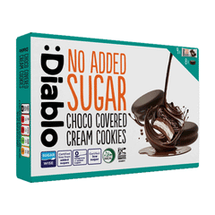 Diablo No Added Sugar Choco Covered Cream Cookies 4s 136g