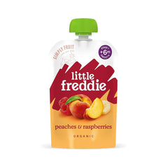 Little Freddie Peaches Rasberries Organic +6m 100g