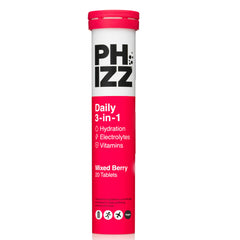Phizz 3 In 1 Formula Hydration Ecl Mixed Berry Tab 20s