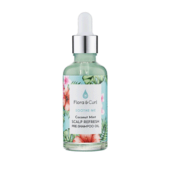Flora & Curl Soothe Me Coconut Mint Scalp Refresh Pre-shampoo Oil 50ml