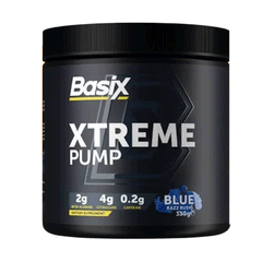 Basix Xtreme Pump Blue Razz Rush Flav 330g