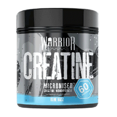 Warrior Micronised Creatine Monohydrate Blue Razz 300g 60 Servings