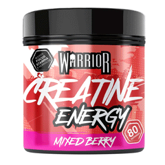 Warrior Creatine+Energy Mixed Berry 360g 80 Servings