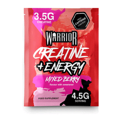 Warrior Creatine+Energy Mixed Berry Sachet 4.5g
