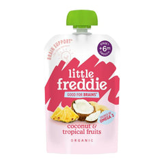 Little Freddie Coconut & Tropical Fruits Organic +6m 90g