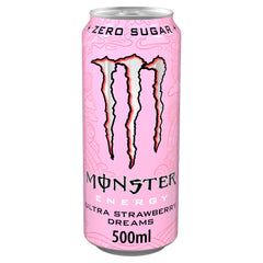 Monster Energy Ultra Strawberry Dreams Zero Sugar Can 500ml