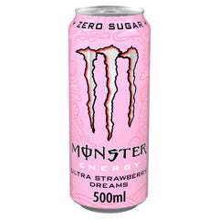 Monster Energy Ultra Strawberry Dreams Zero Sugar Can 500ml