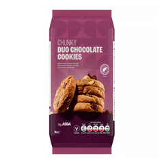 Asda Duo Chocolate Cookies 180g