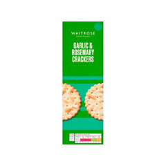 Waitrose Garlic & Rosemery Crackers 185g