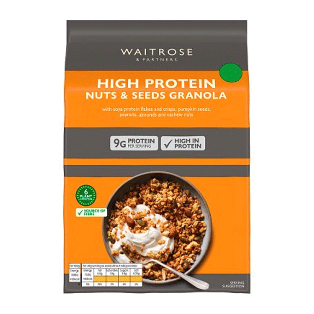 Waitrose High Protein Nuts & Seeds Granola 400g