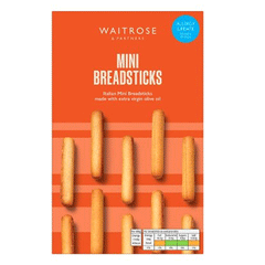 Waitrose Mini Bread Sticks 100g
