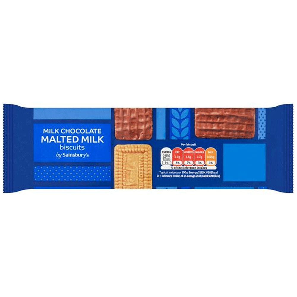 Sainsburys Milk Chocolate Malted Milk 250g