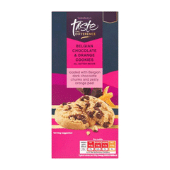 Sainbury's Belgain Chocolate & Orange Cookies 200g
