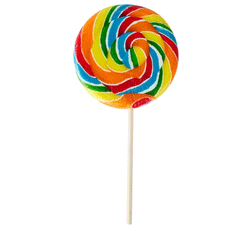 Sugga Swirls Circle Lollipop 85g