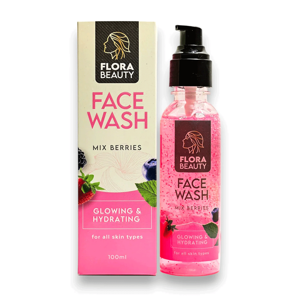 Flora Beauty Mix Berries Face Wash 100ml