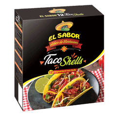 El Sabor Taco Shells 12s