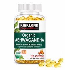 Kirkland Organic Ashwagandha Softgels 120s