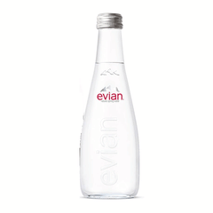 Evian Mineral Water Glass Bottle 33cL