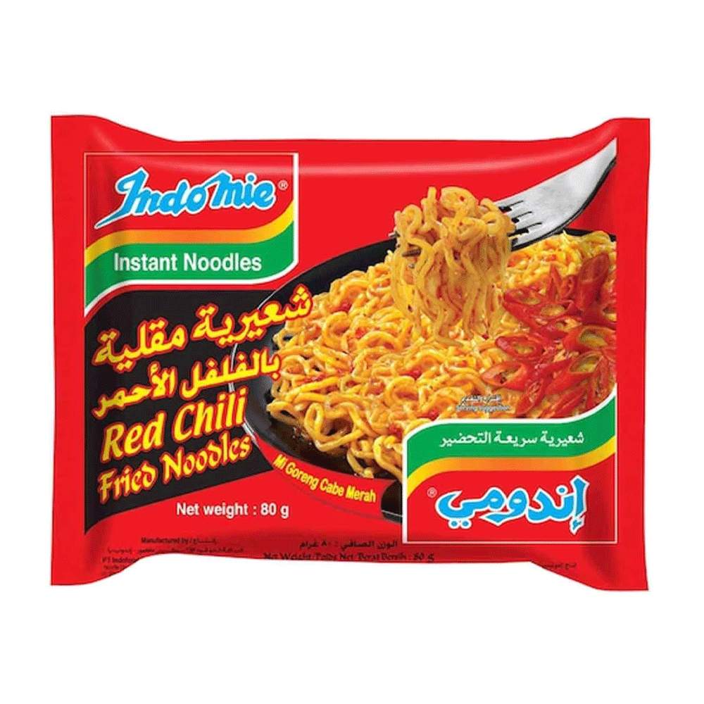 Indomie Red Chili Fries Noodle 80g