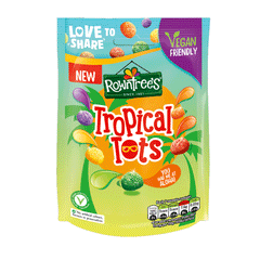 Rowntrees Tropical Tots Candies 140g..