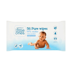 Sainsbury's Little Ones 56 Pure Water Wipes